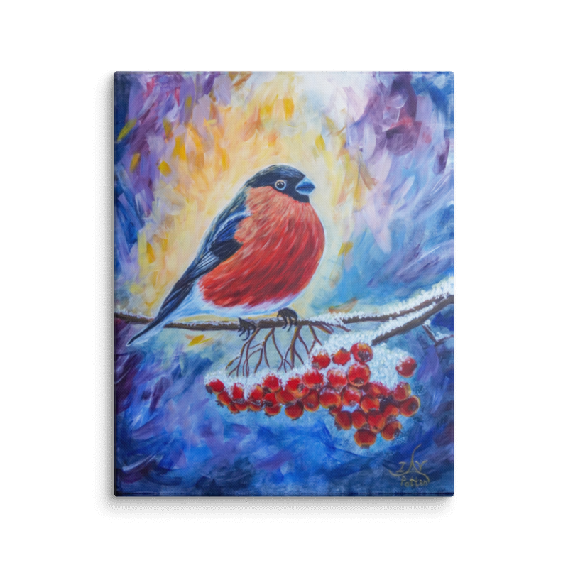 Winter Fire (Original Painting)